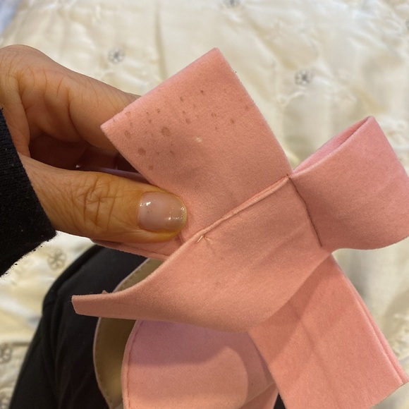 Bow Tie Pink High Heels - Picture 15 of 15